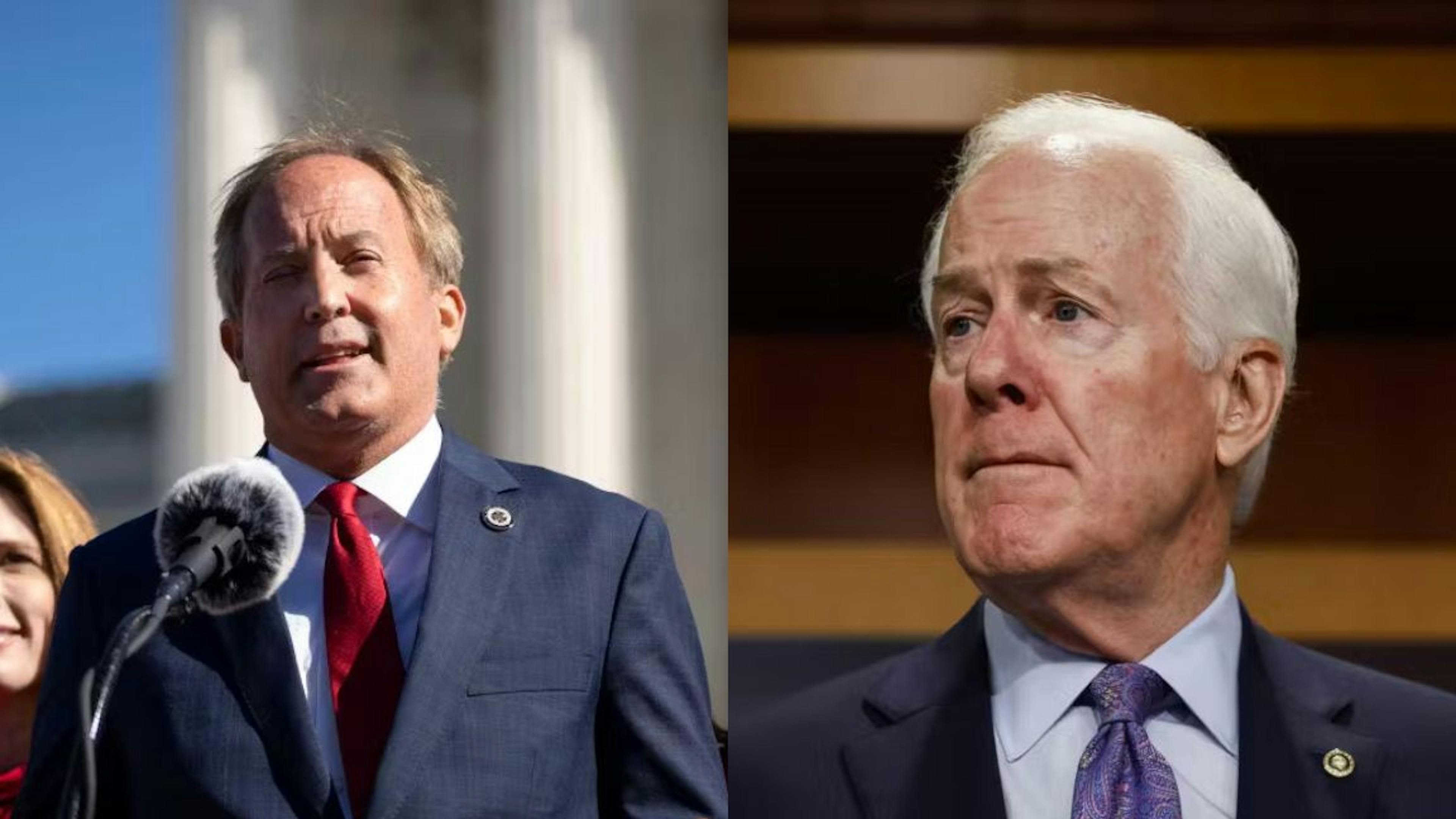 Texas GOP Battle Between Cornyn And Paxton Will Head To Runoff