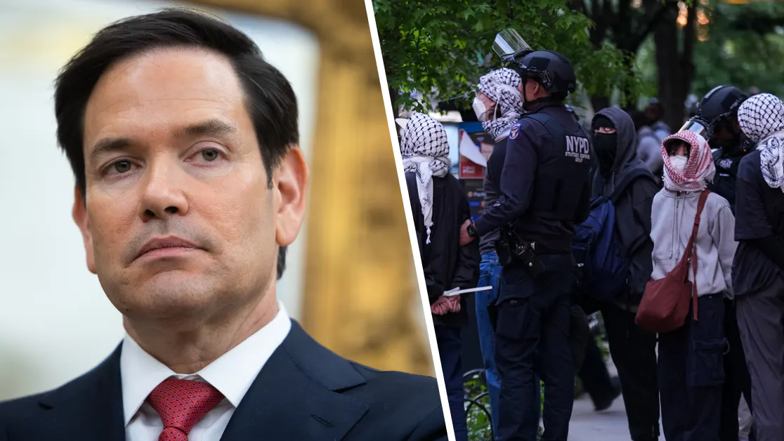 Rubio Threatens To Snatch Visas From ‘Pro-Hamas Thugs’ At Columbia University