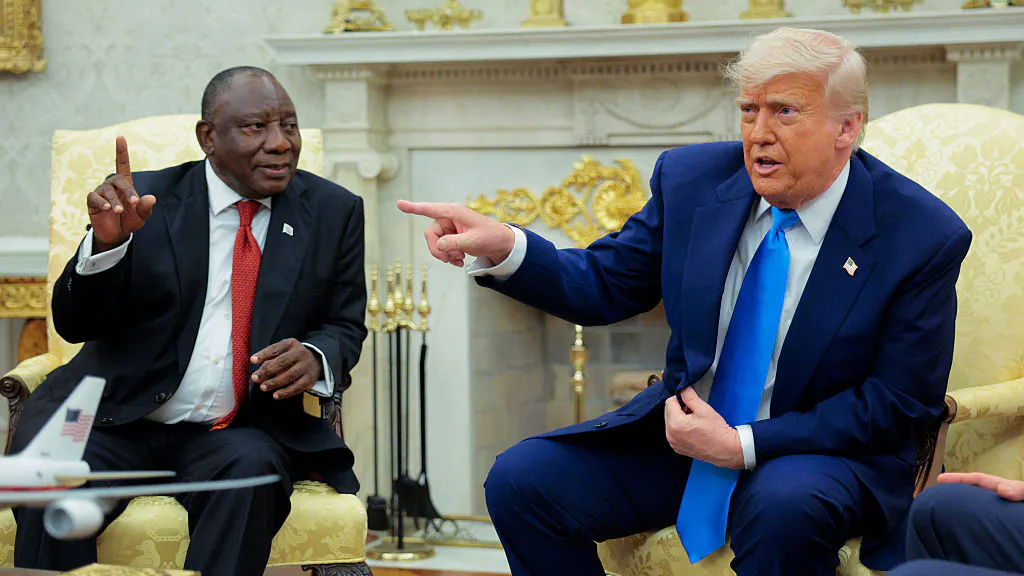 Trump Confronts South African President In Oval Office Over White Farmer Genocide