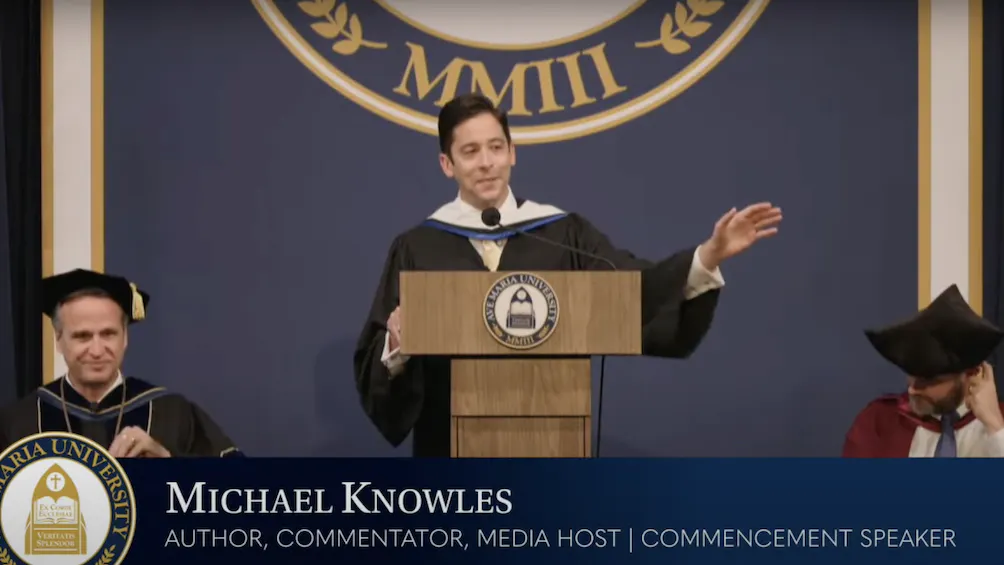 Knowles At Ave Maria University: ‘Your Job Is Not To Change The World’ But ‘Cooperate With God’s Grace’