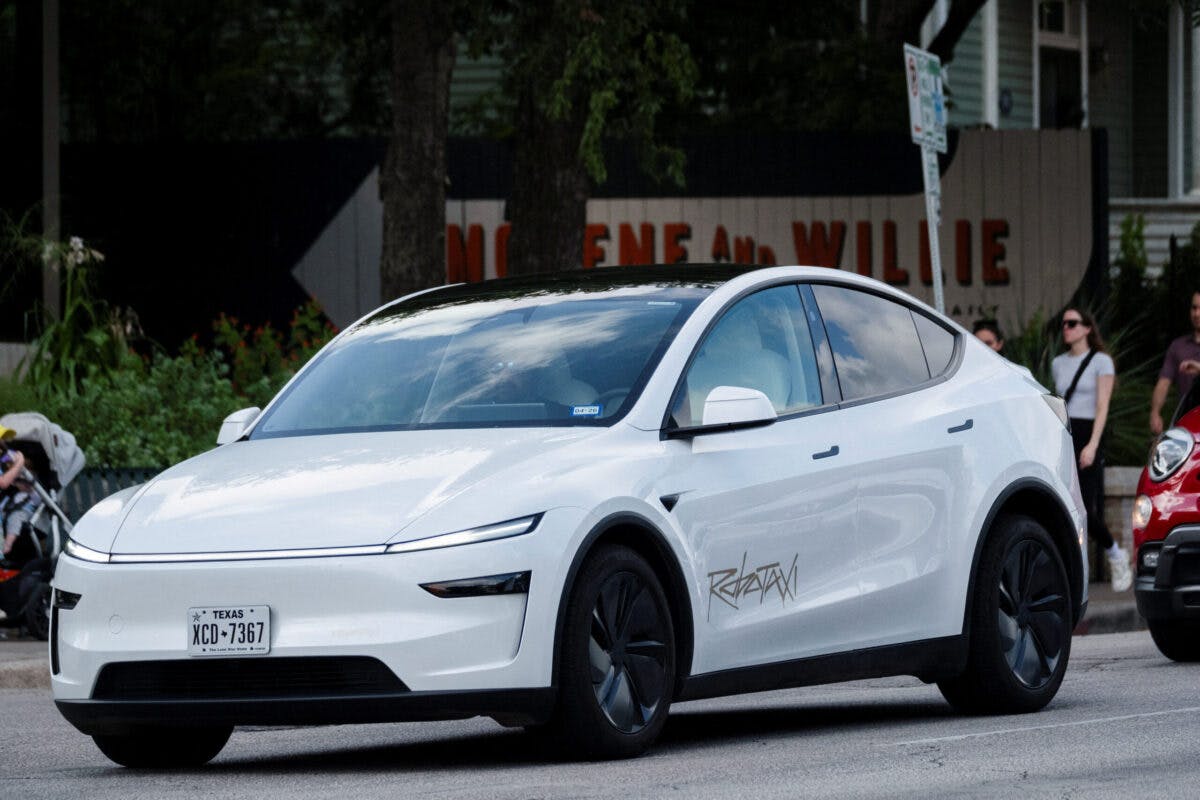 Tesla Shares Soar After First Robotaxis Hit The Road