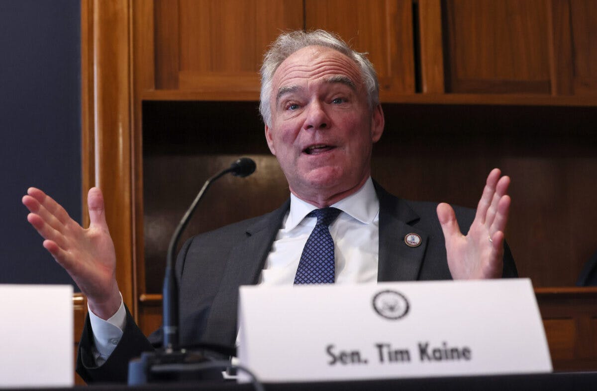 Tim Kaine Claims Trump Acted ‘Prematurely’ In Striking Iran, Presses Ahead With War Powers Vote