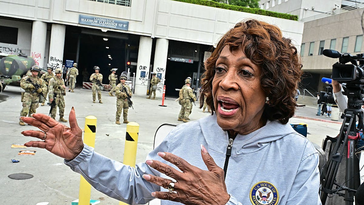 NextImg:MAD MAXINE: Maxine Waters Harasses ICE Agents: ‘Are You Going To Shoot An Elected Official?’