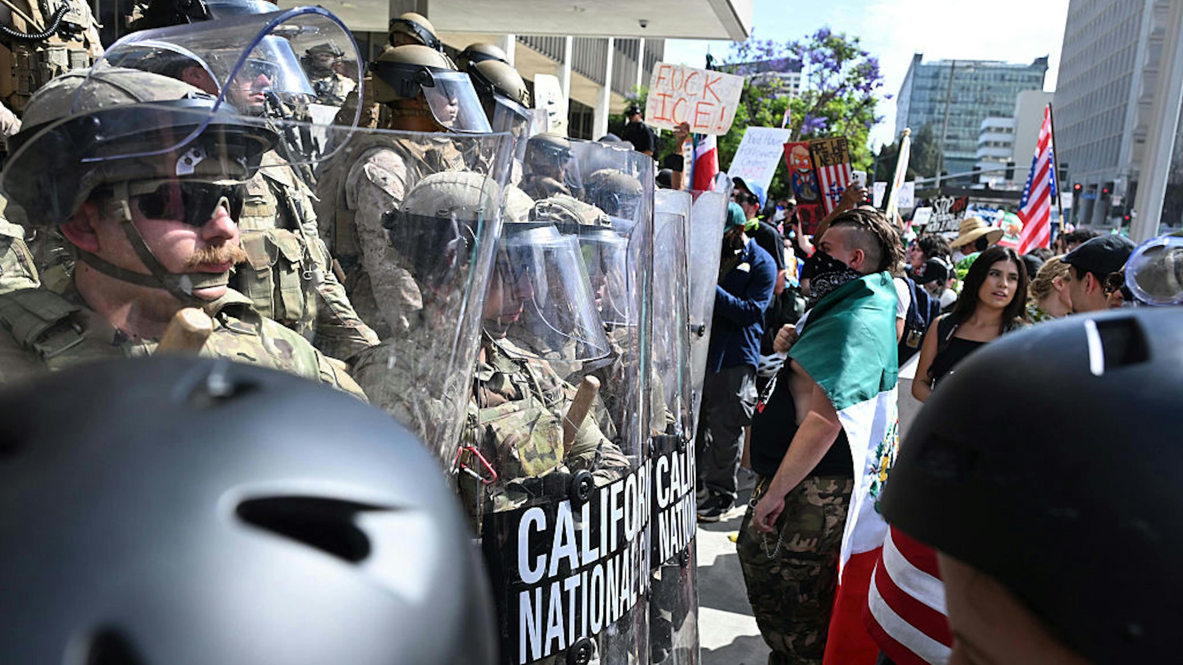 ‘No Kings’ Protest Turns Into Riot As Projectiles Fly, ‘Kill’ Message Found On Federal Building