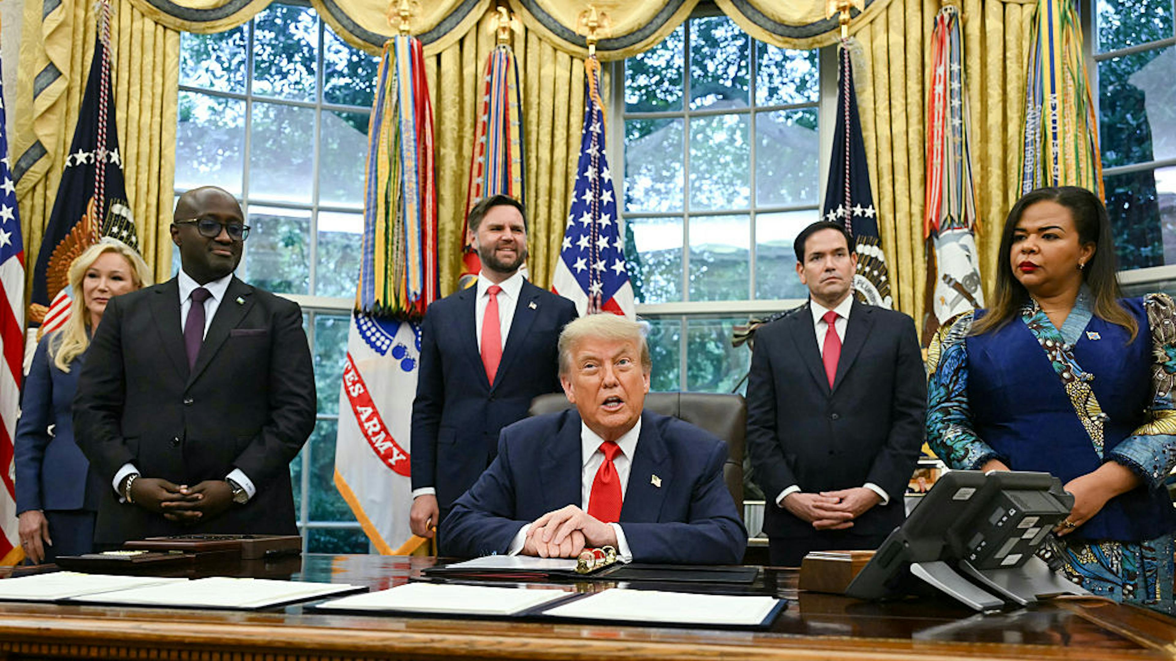Trump Brokers Peace Agreement Between Rwanda And Congo At White House