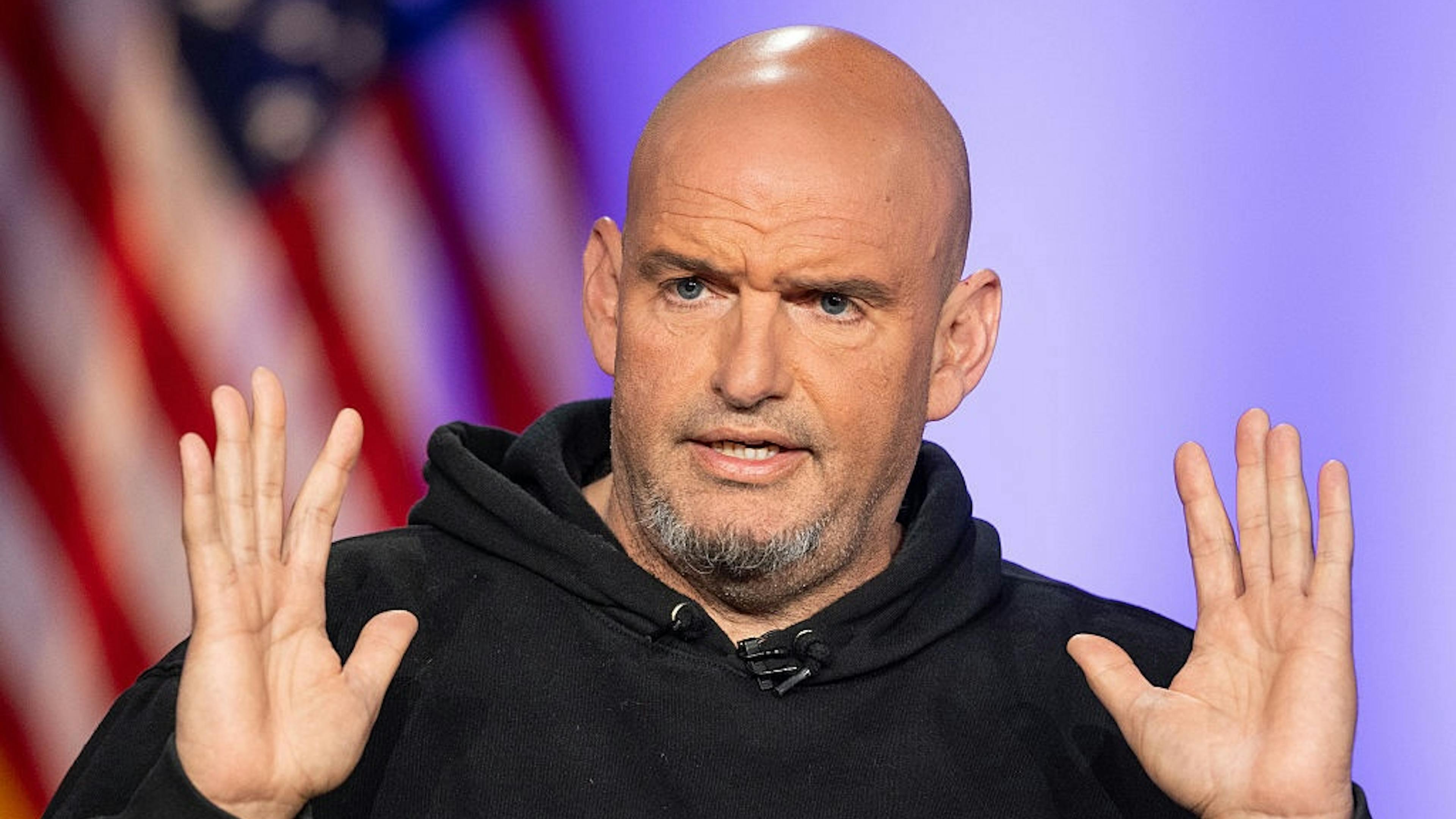 John Fetterman Shares Photo, Medical Update After Fall Lands Him In Hospital