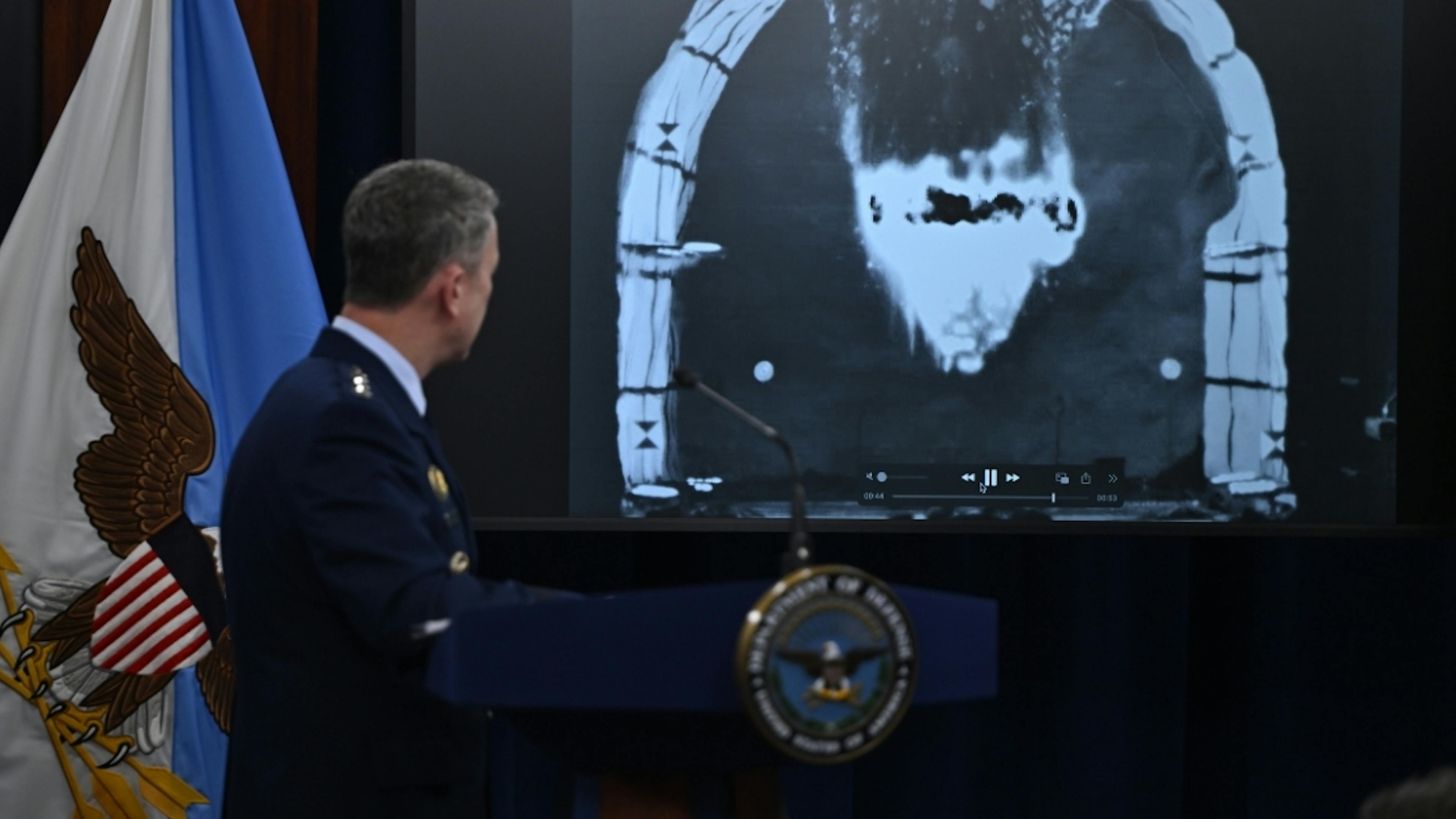 WATCH: Gen. ‘Razin’ Caine Unveils Fordo Collapse Footage After Devastating Bunker-Buster Strike