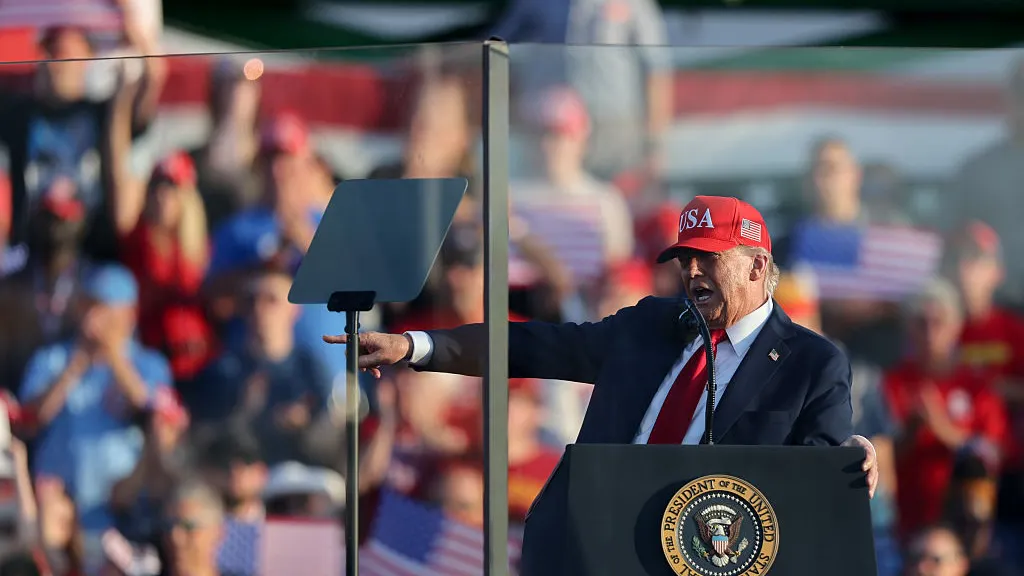 ‘Don’t Worry, It’s Only Fireworks – I Hope’: Trump Laughs Off Pops At Iowa Rally