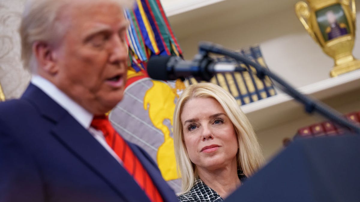 NextImg:Bondi Told Trump His Name Was In Epstein Files, No Actionable Allegations Found