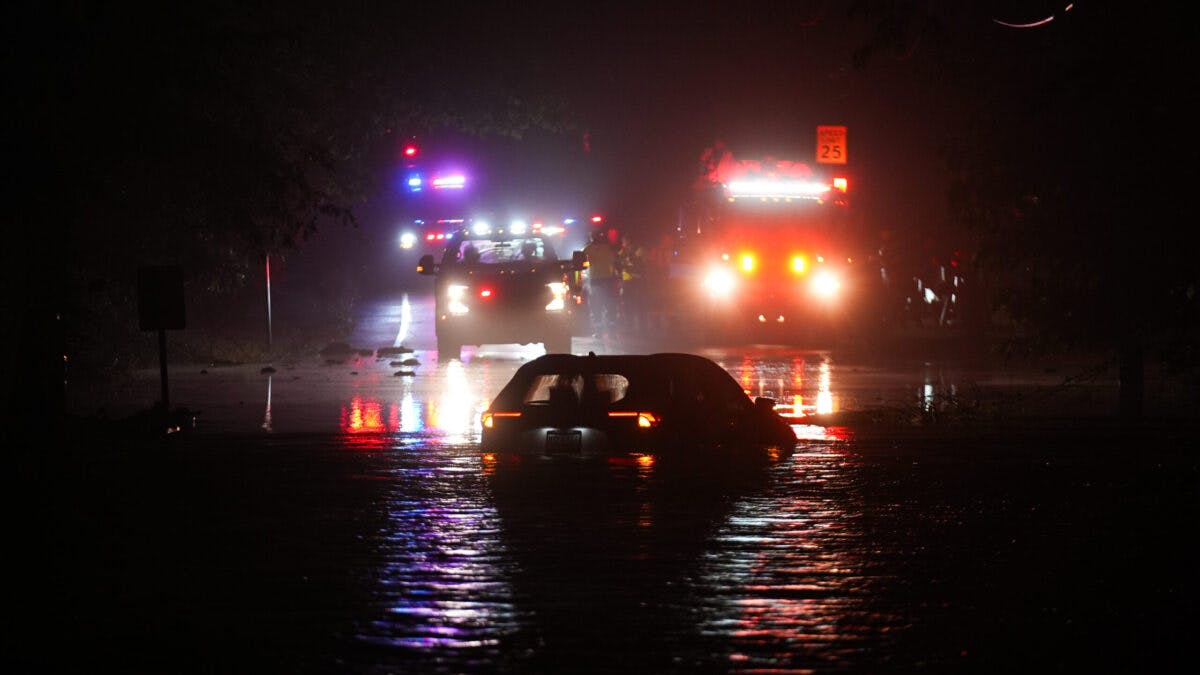 NextImg:WATCH: Torrential Rains Flood NYC Subways, 2 Dead in New Jersey