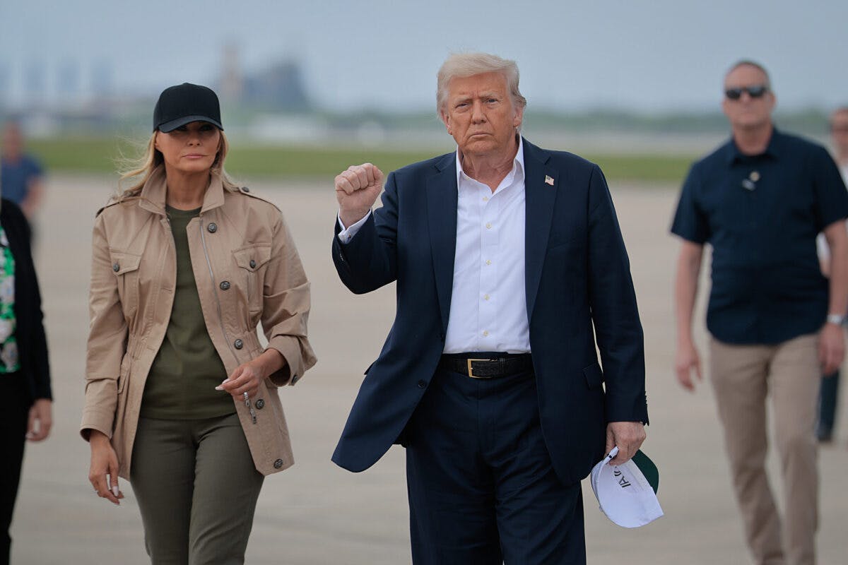 Trump Tours Texas Flood Zone As Death Toll Reaches 121