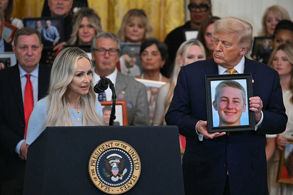 Surrounded by Angel Parents, Trump Signs Bill Aimed At Ending Fentanyl Drug Crisis
