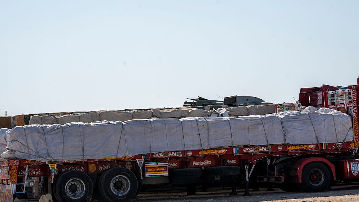 NextImg:Hundreds Of Aid Trucks Sit Idle In Gaza As The United Nations Stalls Food Distribution