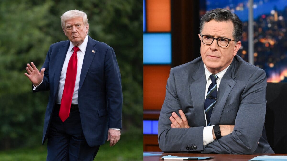 Trump Celebrates CBS Axing Stephen Colbert’s Show: ‘I Hear Jimmy Kimmel Is Next’