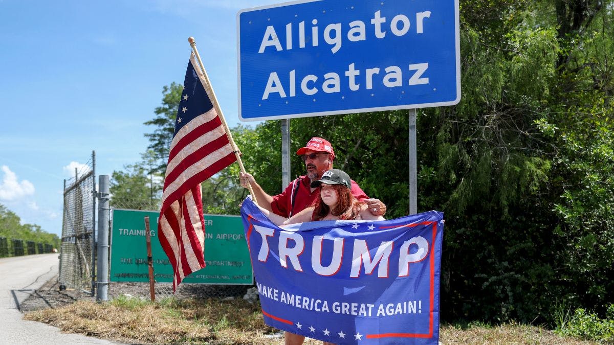Hundreds Of Illegal Aliens Deported In First Flights From ‘Alligator Alcatraz’