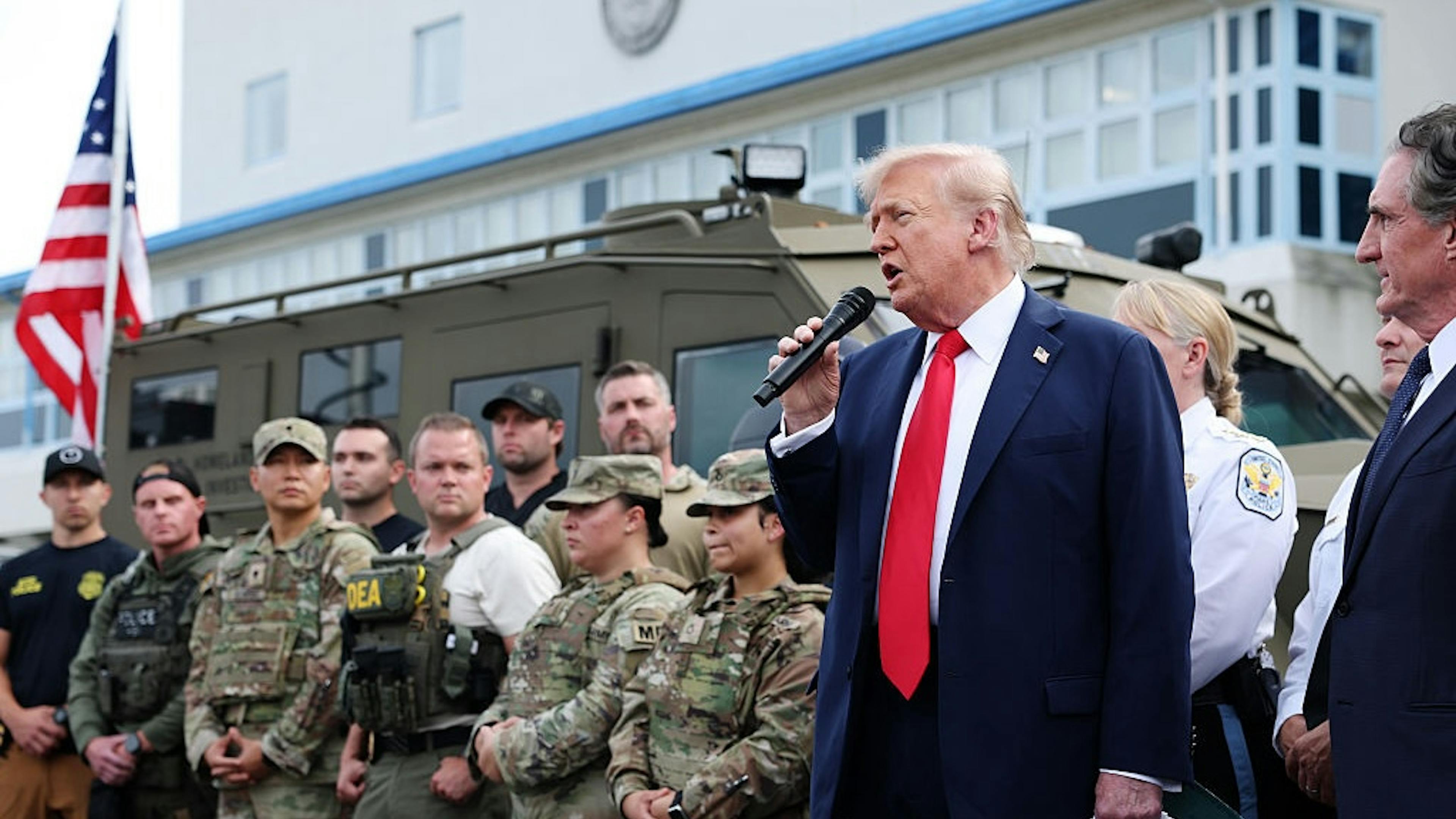 President On Patrol: Trump Feeds Agents, Troops Making ‘D.C. Great Again’