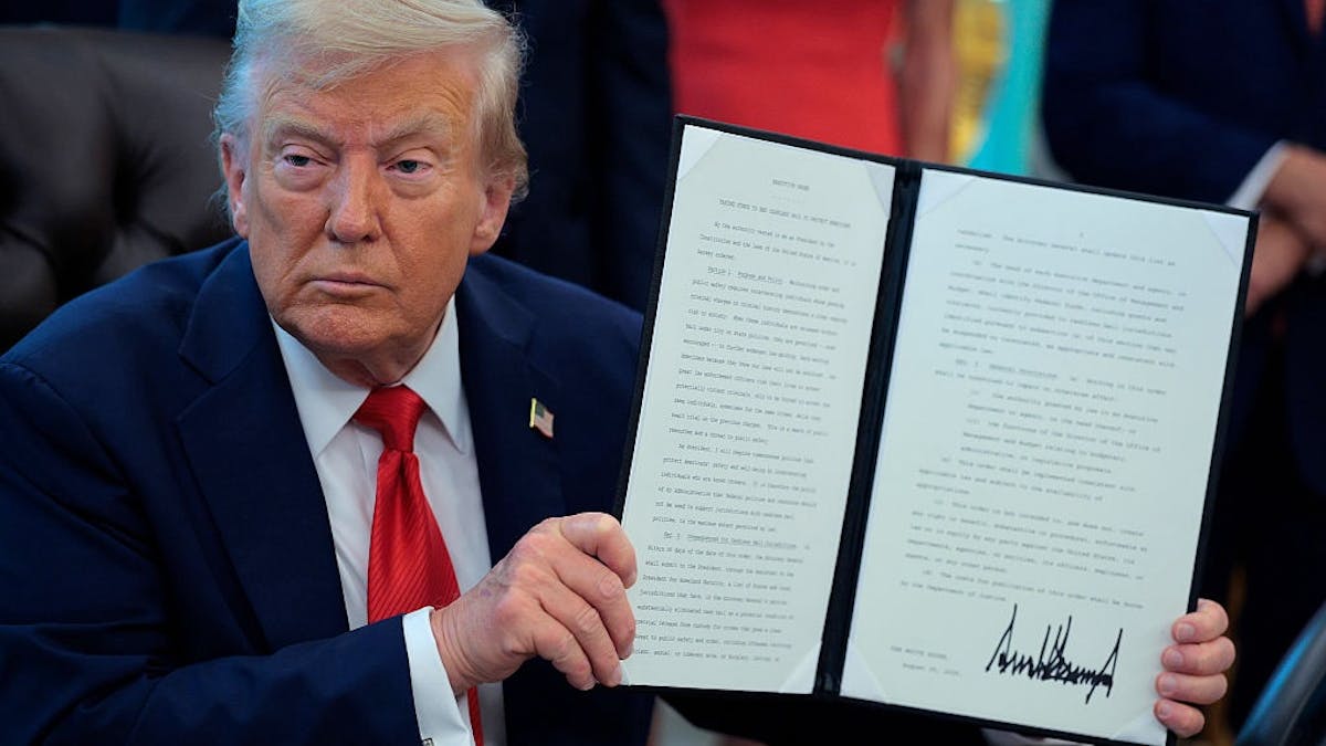 NextImg:Donald Trump Promises To Sign Order Mandating Voter I.D.: ‘NO EXCEPTIONS!’