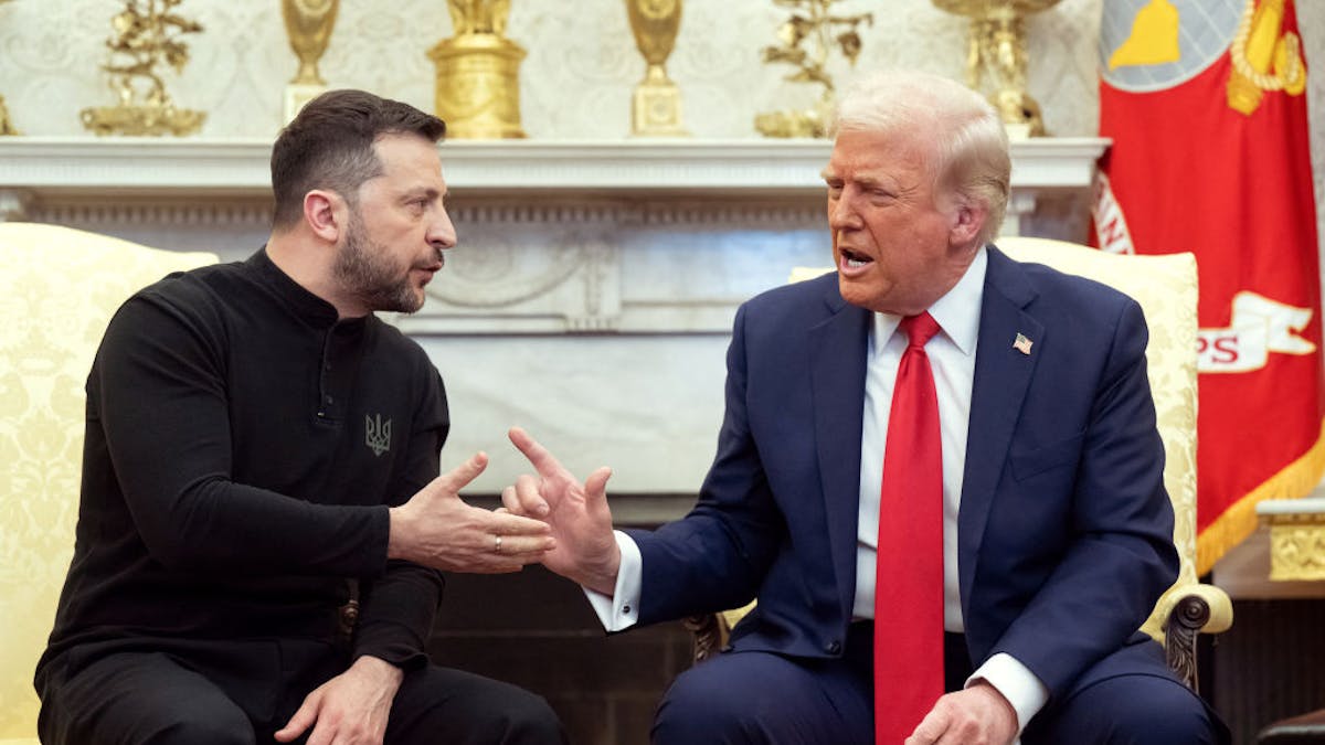 NextImg:Trump Blasts Zelensky For Showing Resistance To Potential Land Swap With Russia