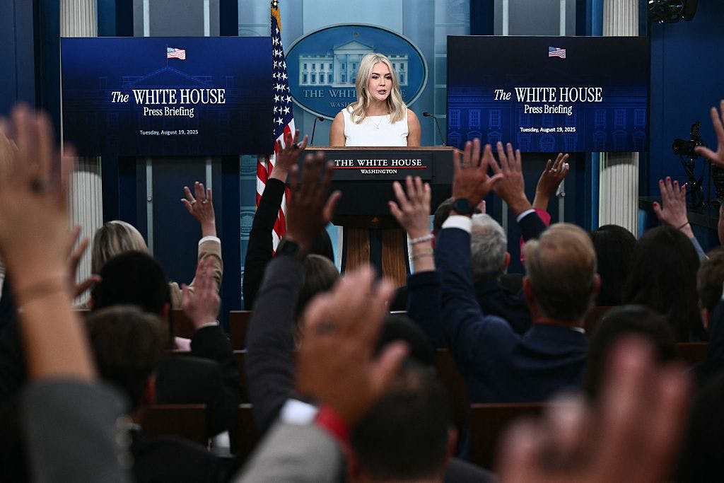 Karoline Leavitt Blasts White House Press For ‘Actively Rooting’ Against Trump’s Peace Efforts