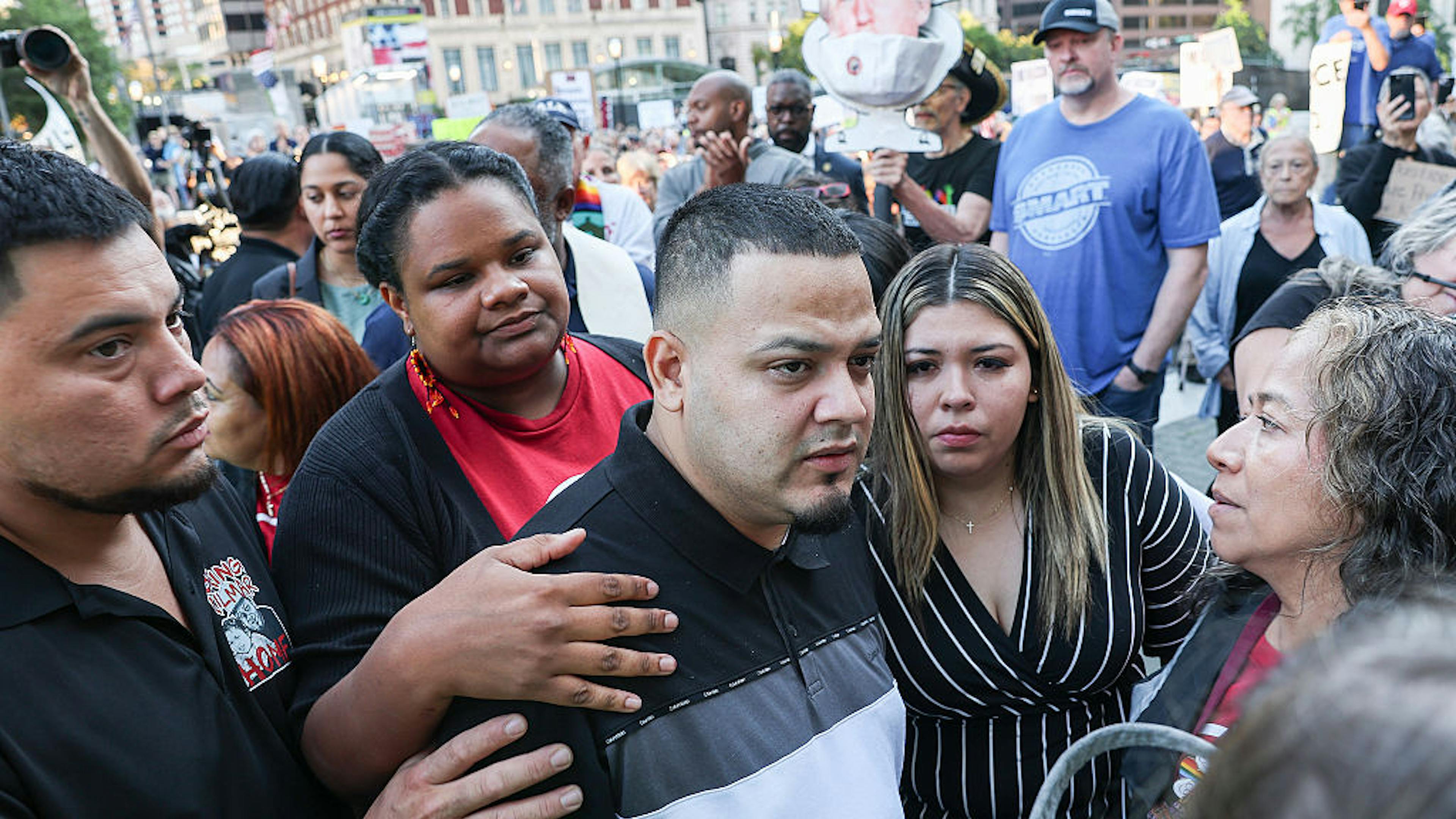 Kilmar Abrego Garcia Arrested By ICE As Supporters Rally Against Deportation