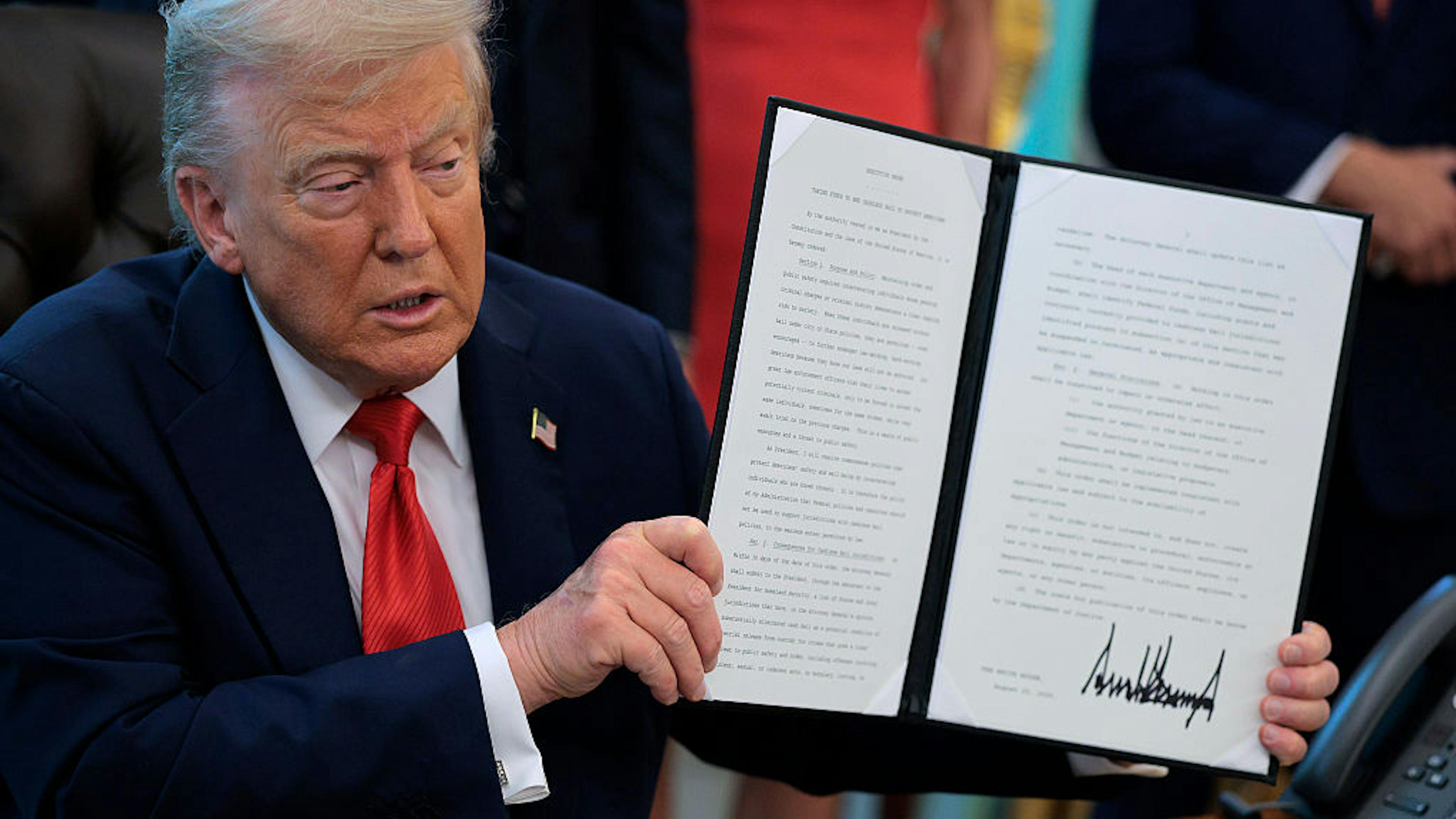 Trump Protects The American Flag