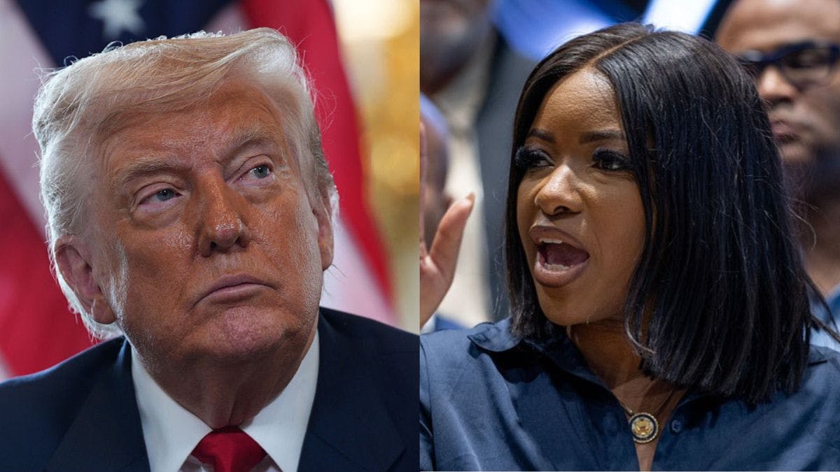 Trump Says Democrats Are ‘Self-Destructing’ By Propping Up ‘Low IQ People’ Like Jasmine Crockett