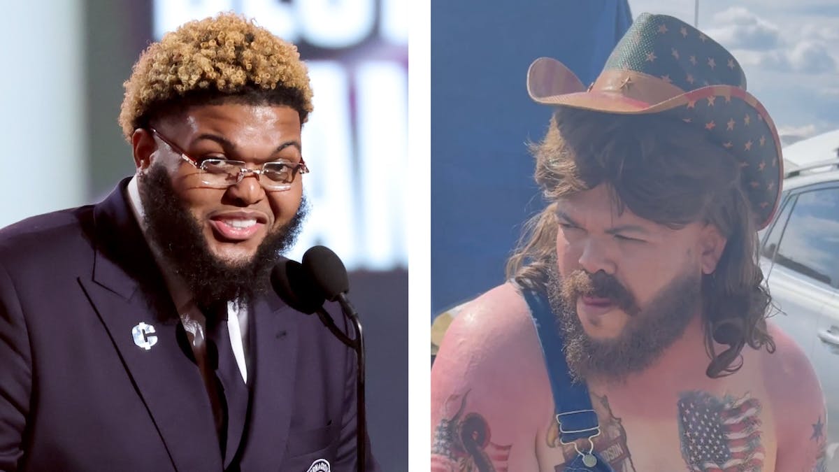 NextImg:Comedian Druski Wears ‘Whiteface,’ Mocks NASCAR Fans In Viral Comedy Skit