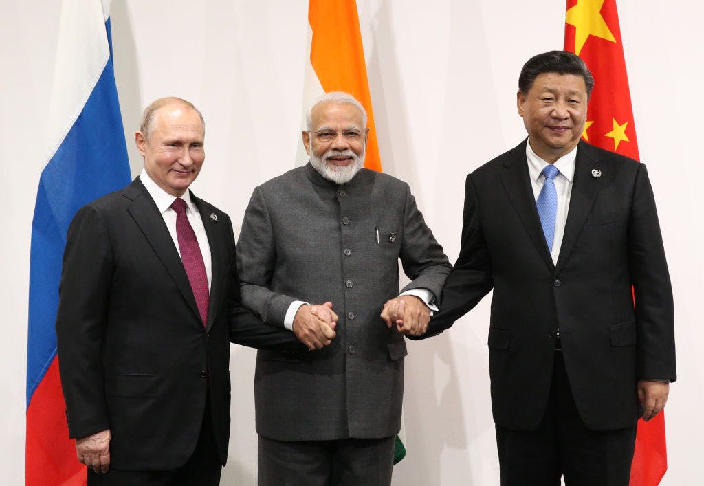 Indian, Chinese, And Russian Leaders Get Cozy. Trump Says India Has Cut Tariffs On U.S. To Zero.