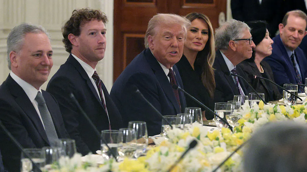 ‘A Very Refreshing Change’: Tech CEOs Praise Trump During White House Dinner