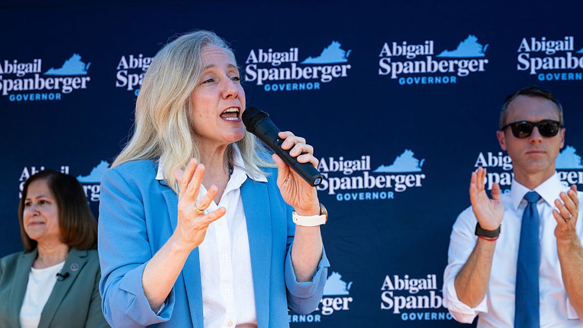 NextImg:Abigail Spanberger, Virginia Dem Gov Hopeful, Ripped For Weak ‘Kamala’ Answer On Trans Athletes
