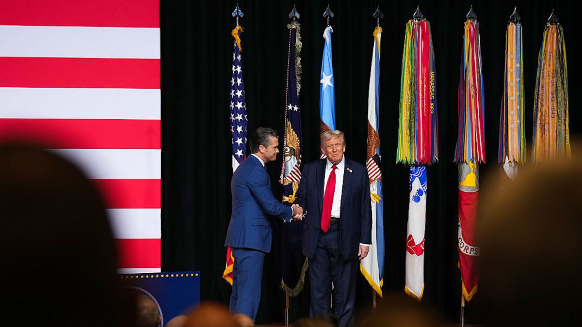 NextImg:‘We Are Done With That Sh*t’: Trump, Hegseth Demand Excellence From Military Brass