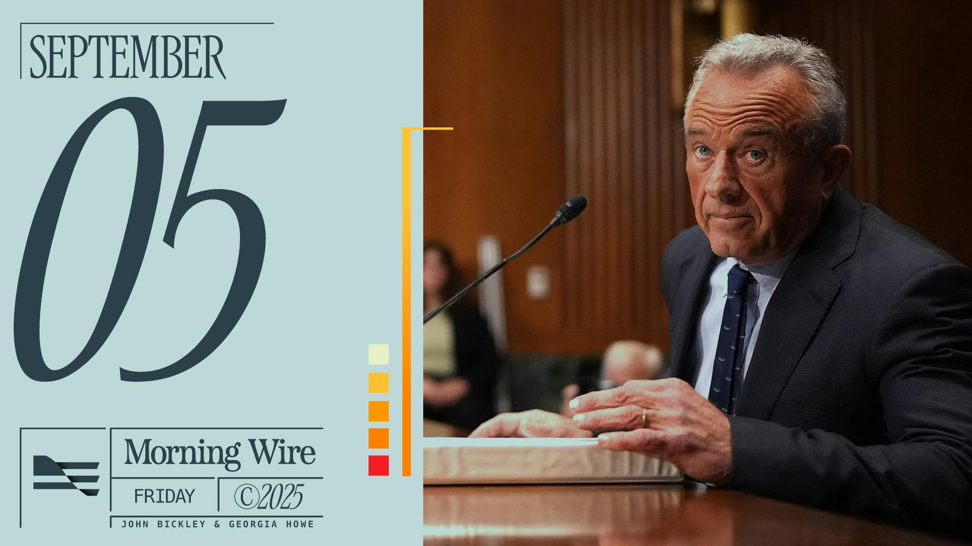 Morning Brief: RFK Jr.’s Blockbuster Senate Hearing, DOJ Weighs Trans Gun Ban, CBS’ Stunning Shakeup