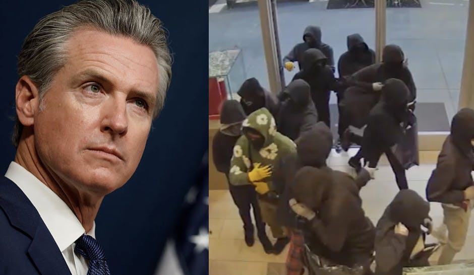 As Newsom Targets Federal Law Enforcement, California Sees Mob-Style Robbery Spike