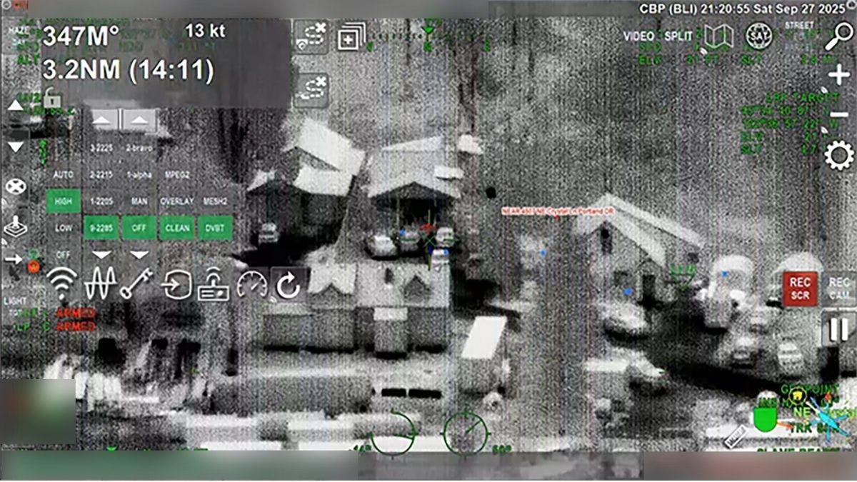 Four Illegal Immigrants Arrested After Laser Aimed At CBP Helicopter Patrolling Portland