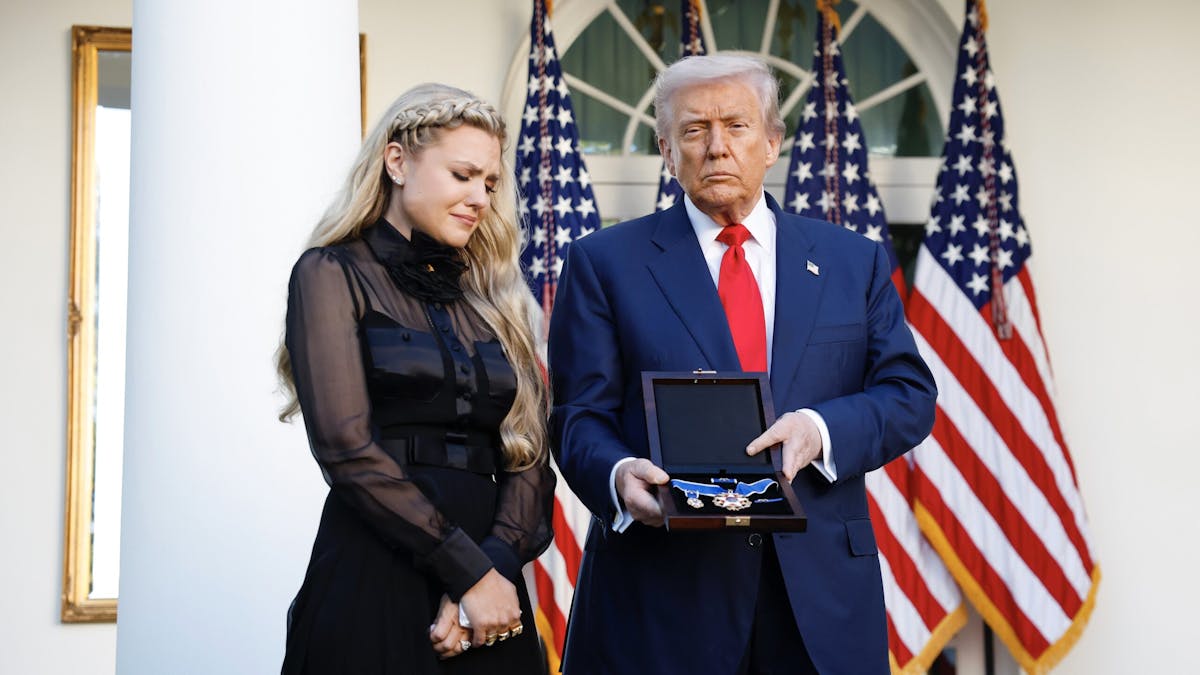 NextImg:Donald Trump Honors His Friend Charlie Kirk With The Presidential Medal Of Freedom
