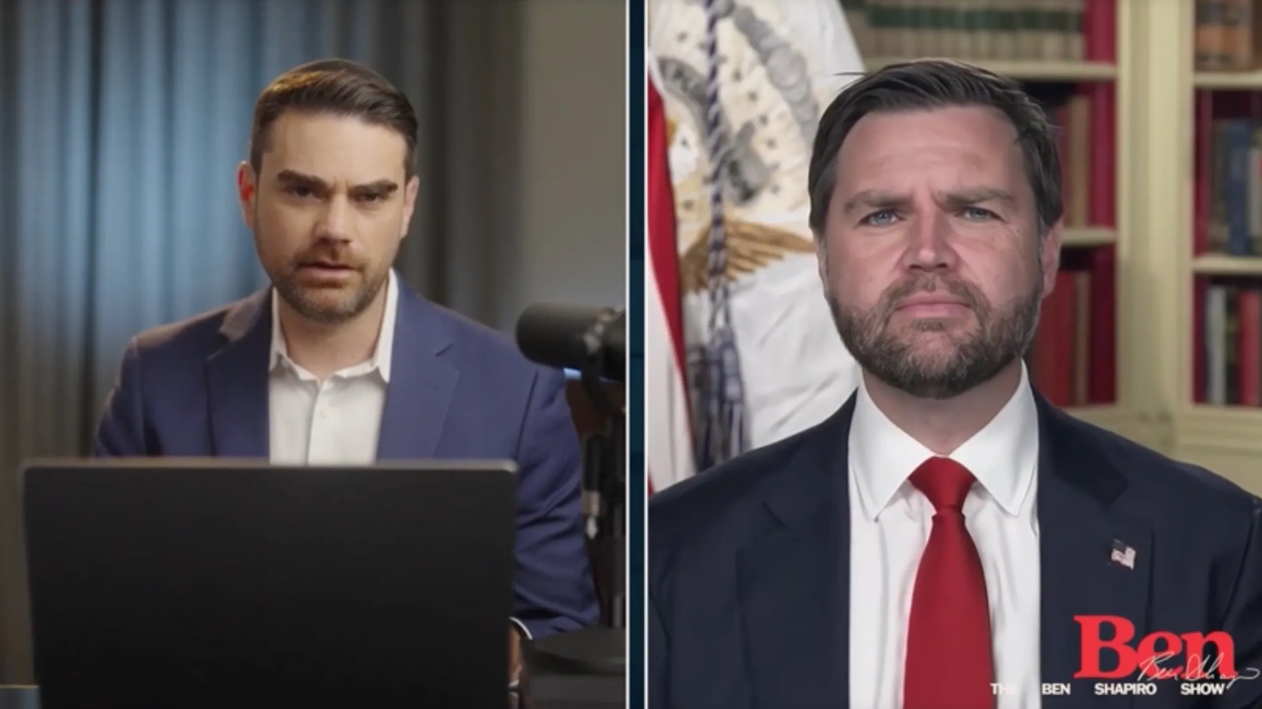 JD Vance Tells Ben Shapiro Democrat Support For Shutdown Is ‘Cracking’