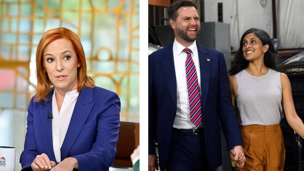 MSNBC’s Jen Psaki Slammed For ‘Unhinged’ Attack On Second Lady Usha Vance