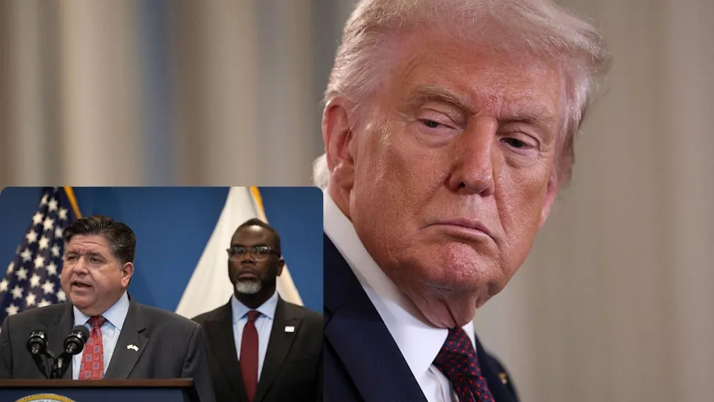 Trump Wants Brandon Johnson, JB Pritzker Jailed ‘For Failing To Protect ICE Officers’