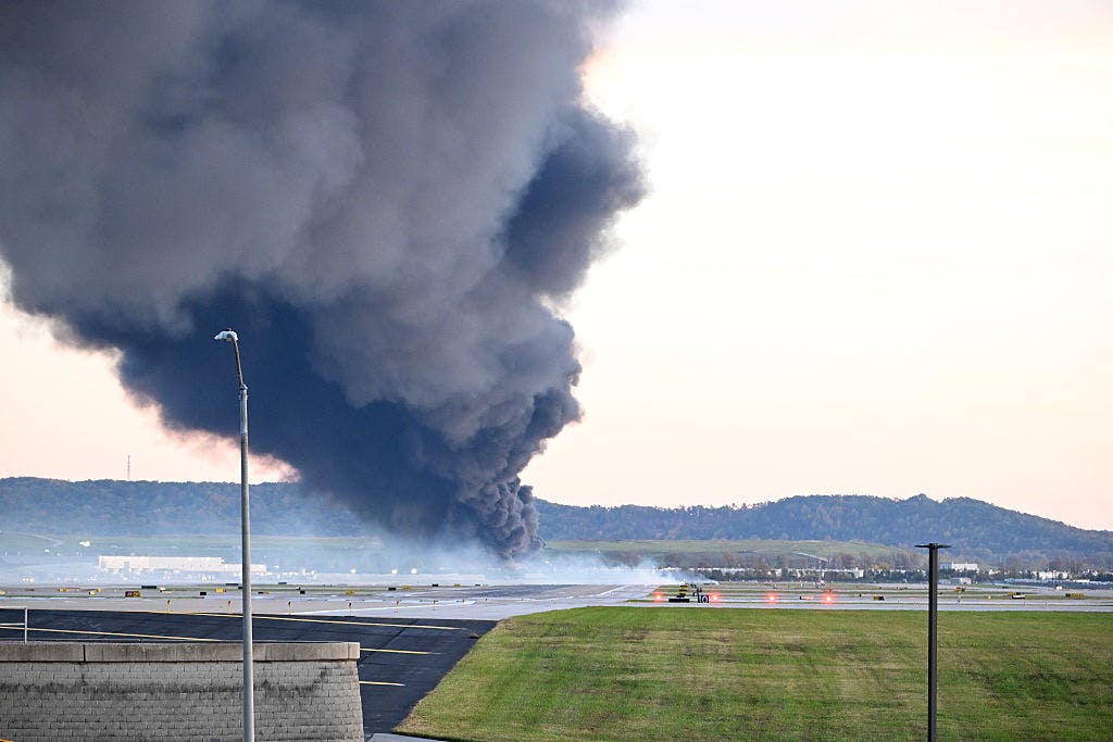 Massive Explosion Outside Louisville Airport After UPS Plane Crash