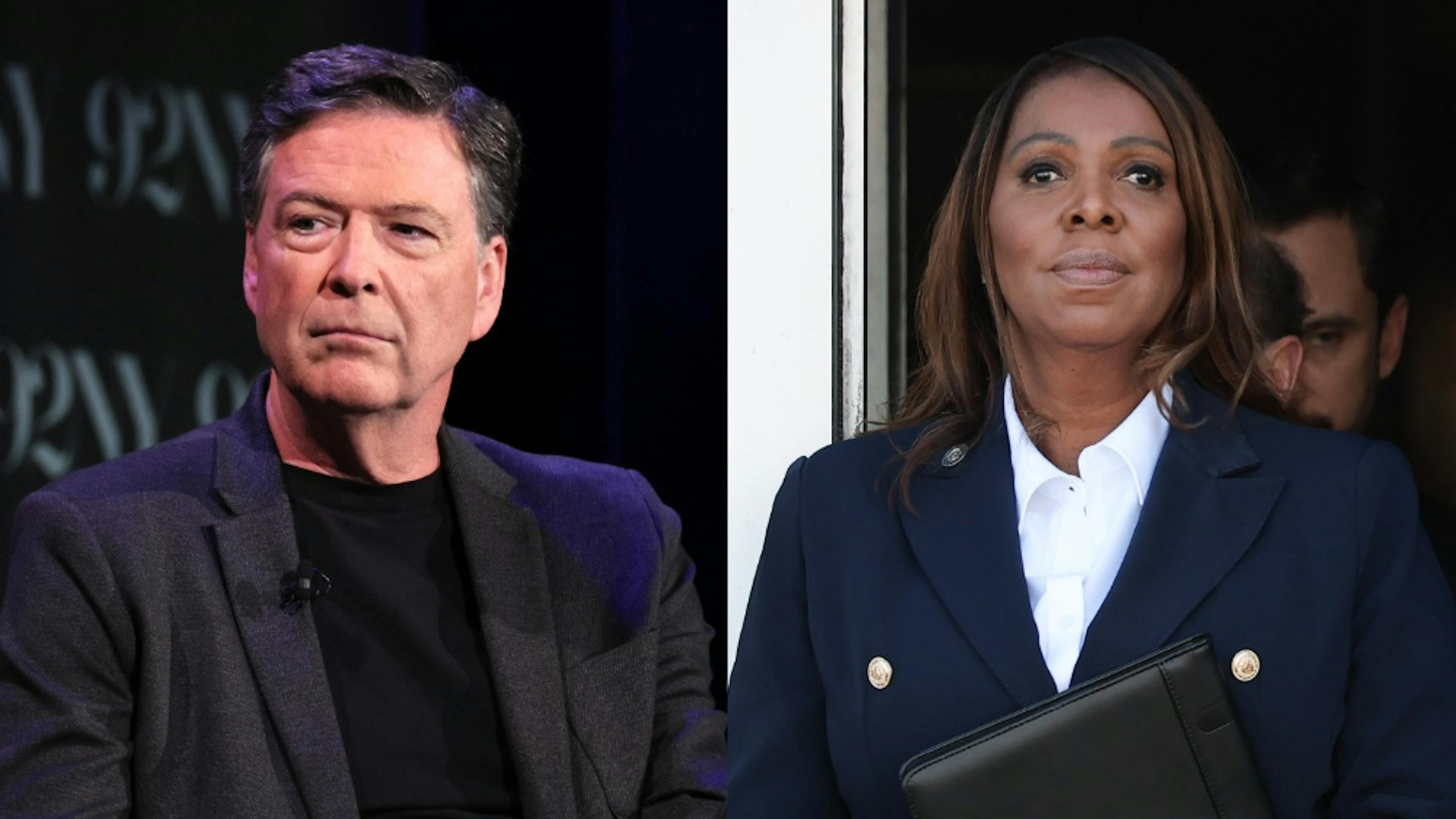 Federal Judge Tosses Charges Against James Comey, Letitia James