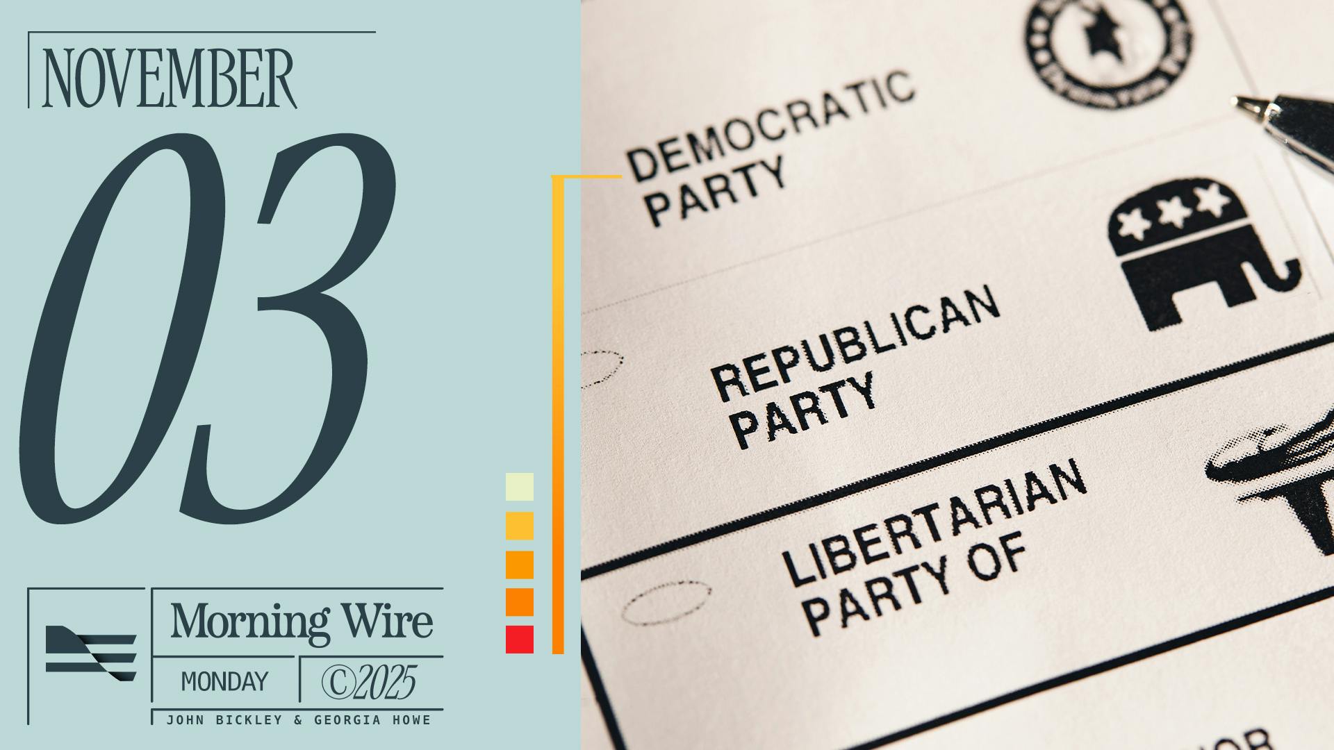 Morning Brief: Election Day Nears, Biden-Era ‘Enemies List,’ & Trump Warns Nigeria