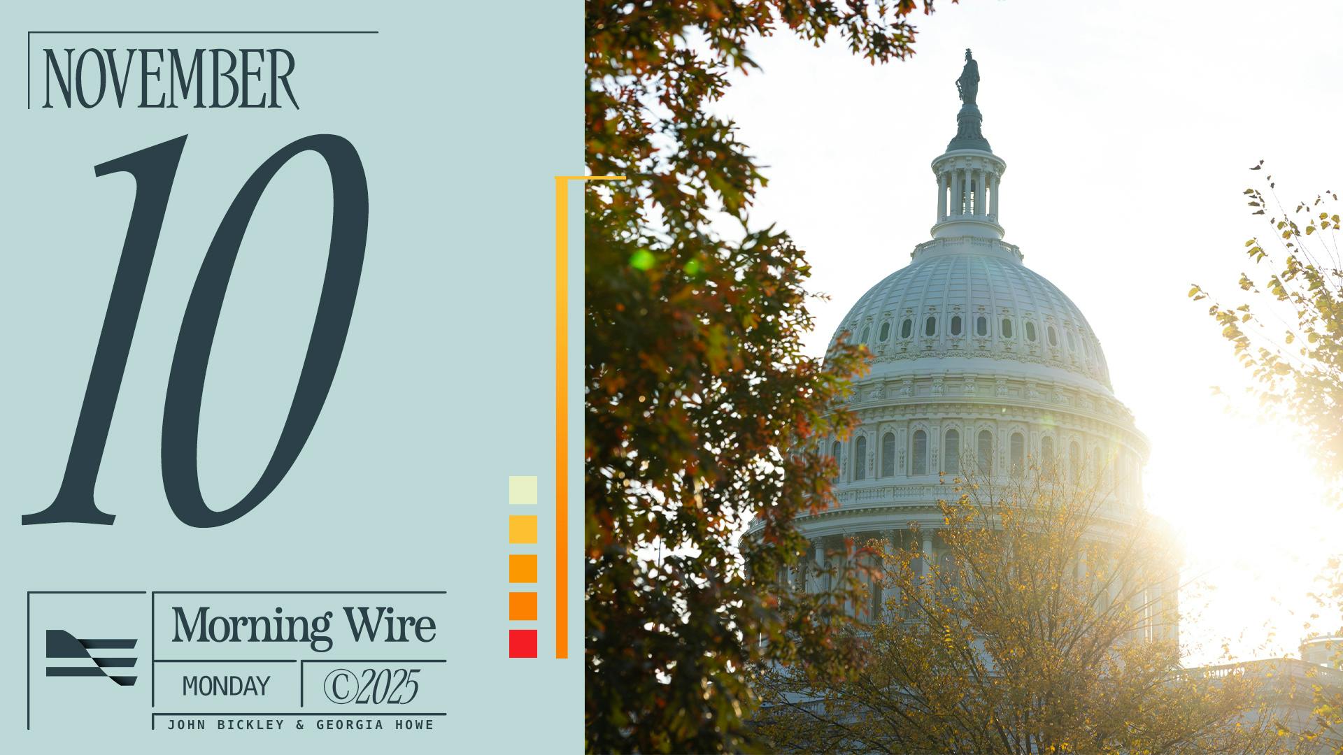 Morning Brief: Dems Crack Over Shutdown, ICE Attacked In Chicago, & Trump Set For Historic Sitdown