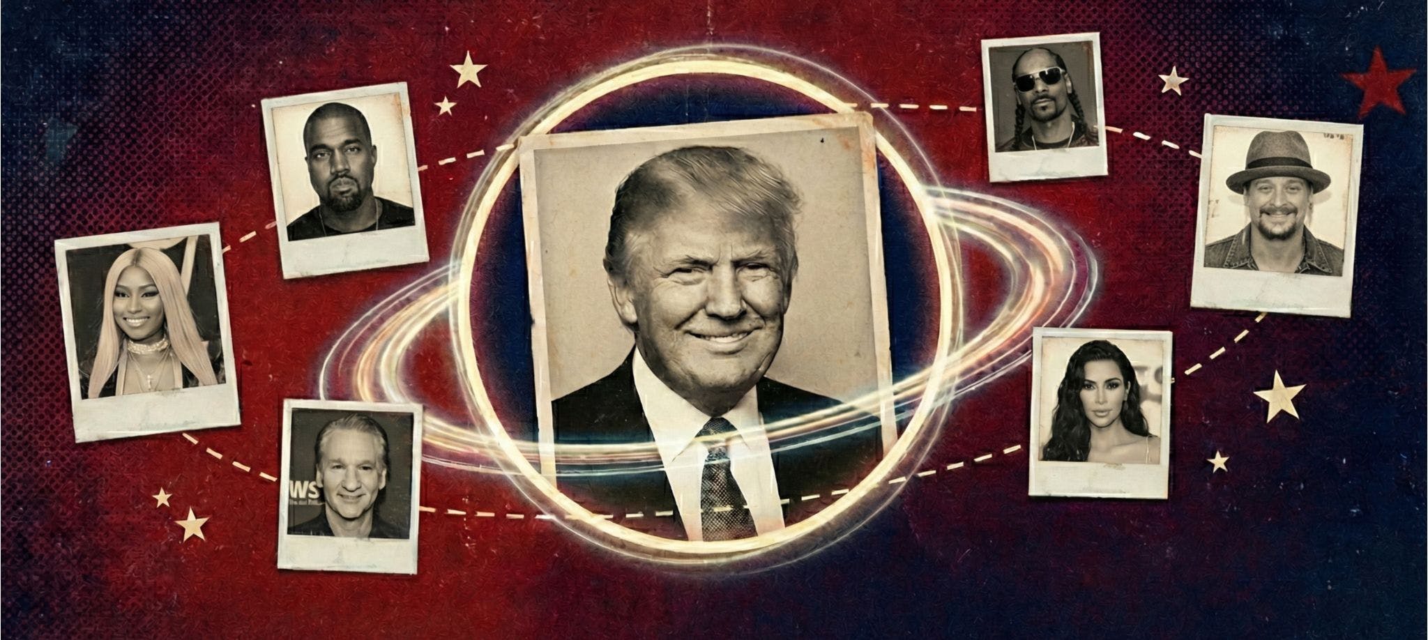 The Strange Celebrity Universe Orbiting Donald Trump