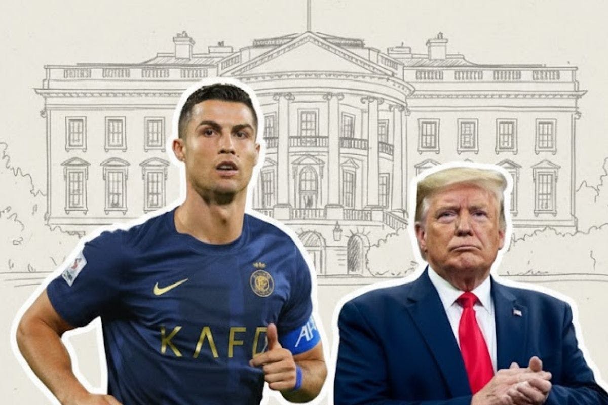 ‘Two GOATS’: Cristiano Ronaldo Chops It Up With Trump At The White House