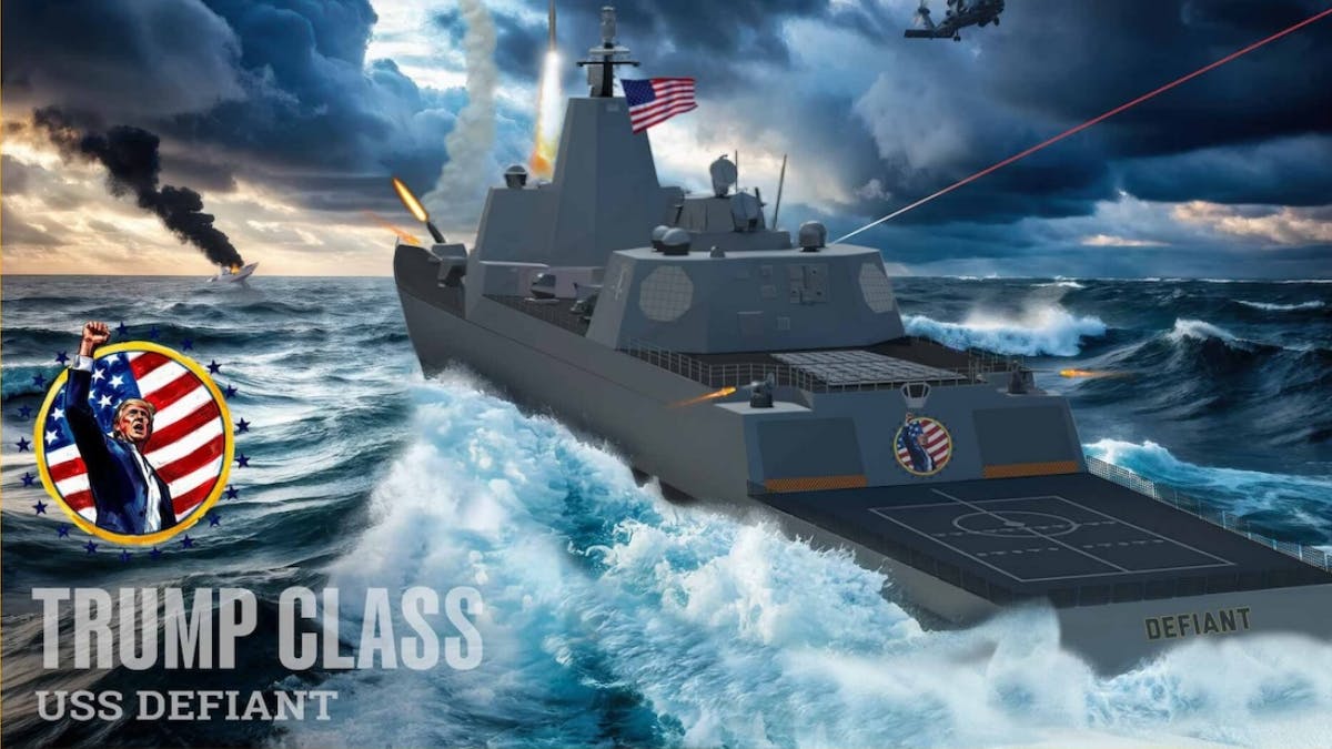 Trump Announces New âGolden Fleetâ Of âTrump-Classâ Battleships