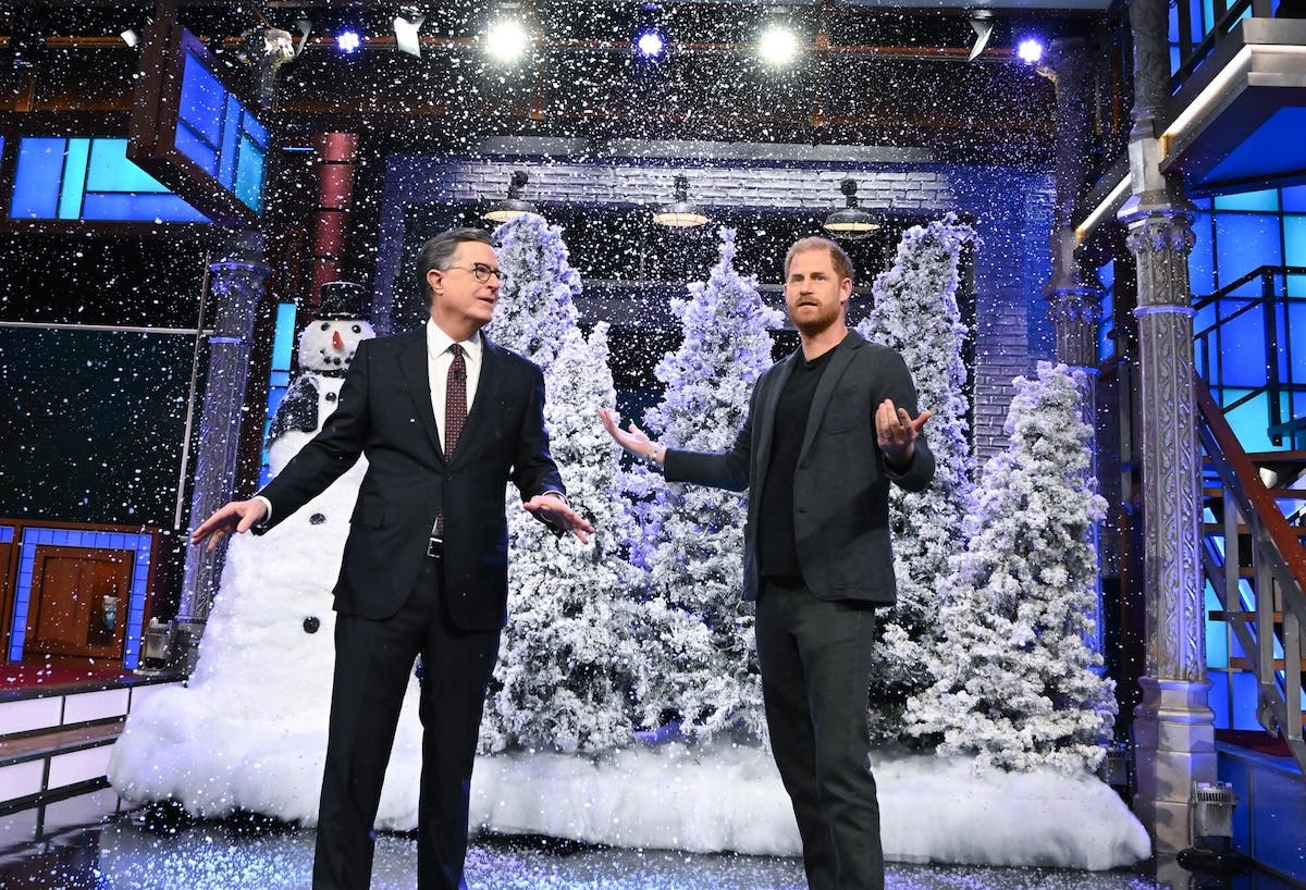 Prince Harry Booed After Trump Quip During Awkward Appearance On Colbert