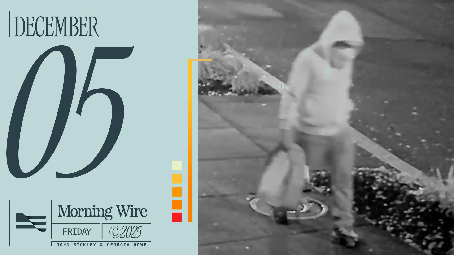 Morning Brief: J6 Pipe Bomb Breakthrough & Trump Brokers More Peace