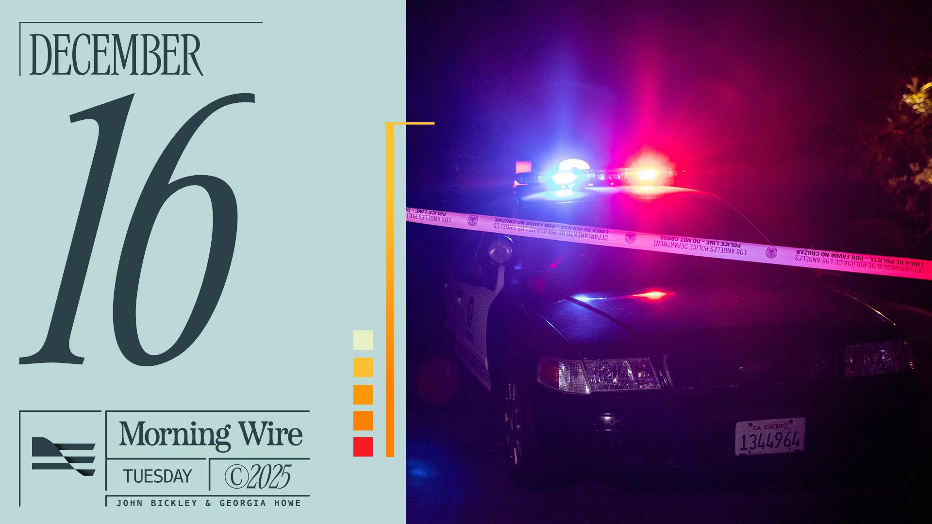 Morning Brief: New Twists In Rob Reiner Murder & FBI Thwarts California Terror Plot