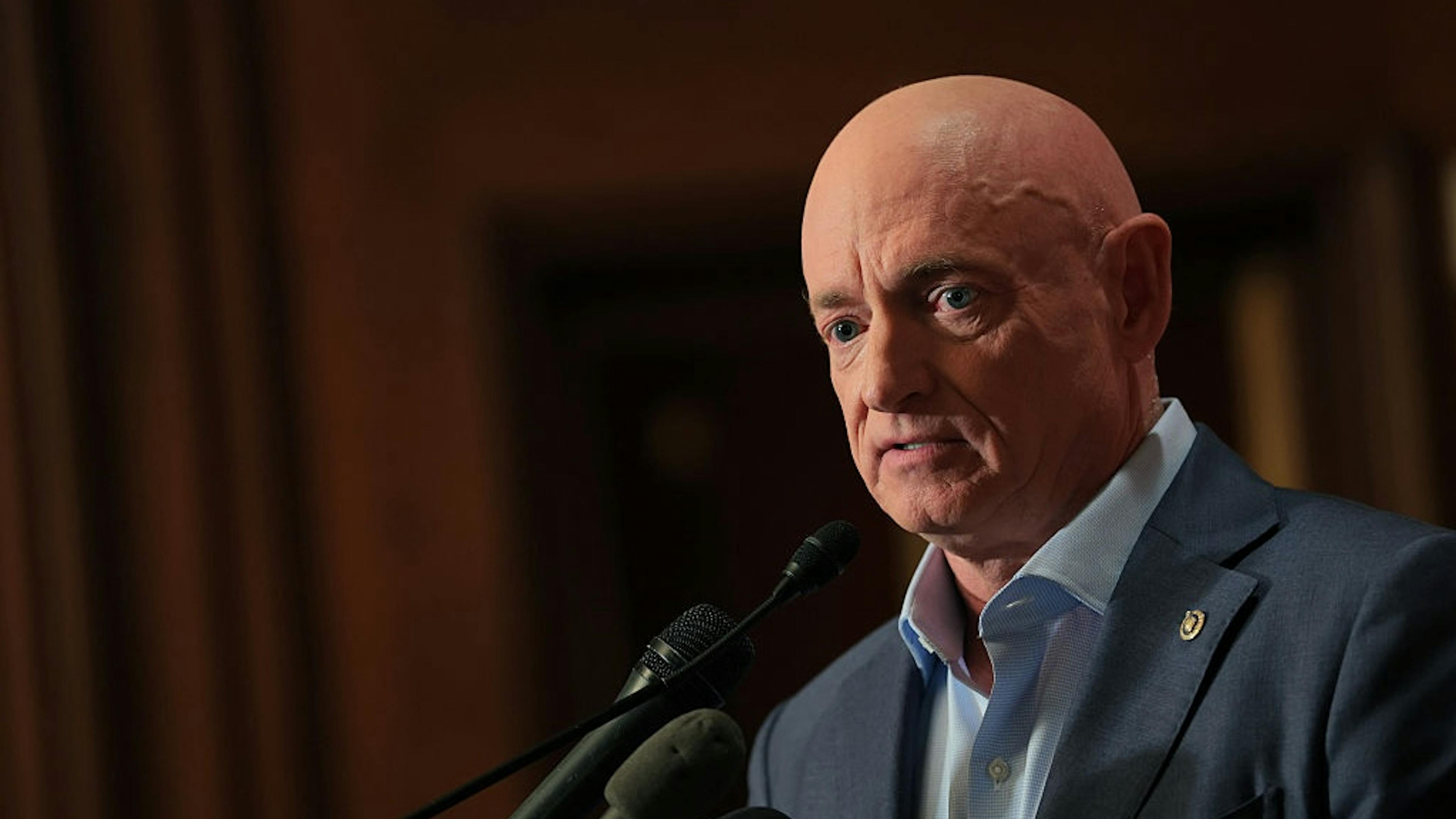 Hegseth’s War Department Escalates Review Of Mark Kelly Over ‘Seditious Six’ Video