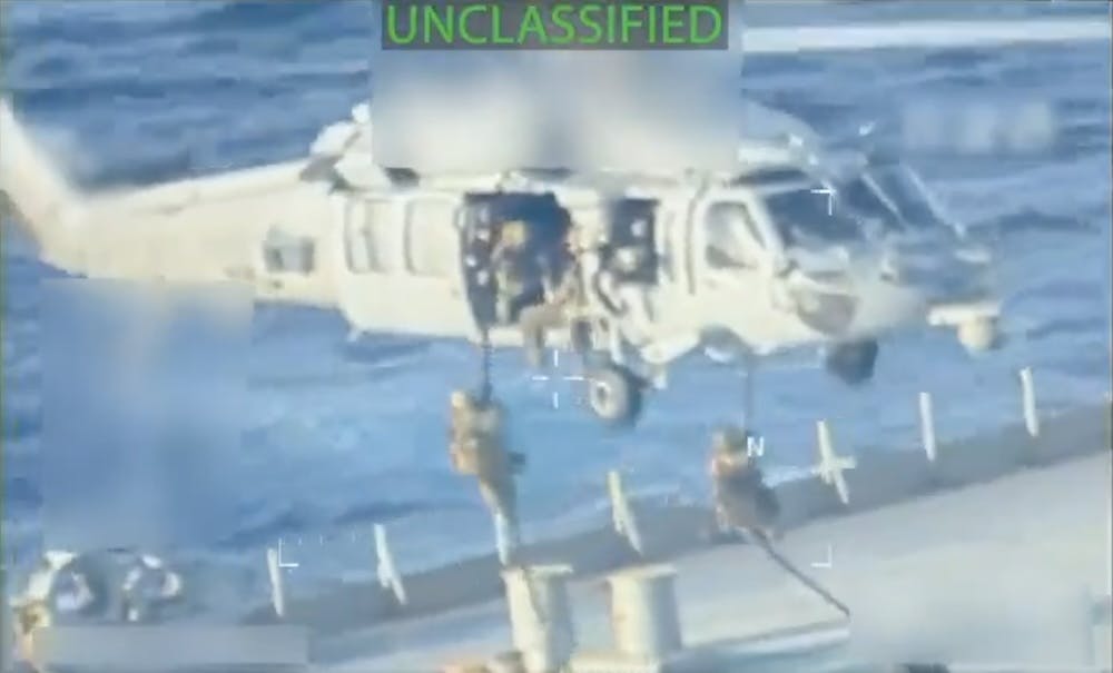 Trump Admin Drops Video Showing U.S. Forces Swarming Oil Tanker Off Venezuelan Coast